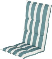 Hartman Roma Ocean - Coussin de jardin - Universel - Dossier haut - 123x50cm - Coussin de chaise de jardin - kussen de chaise debout pour chaise de jardin