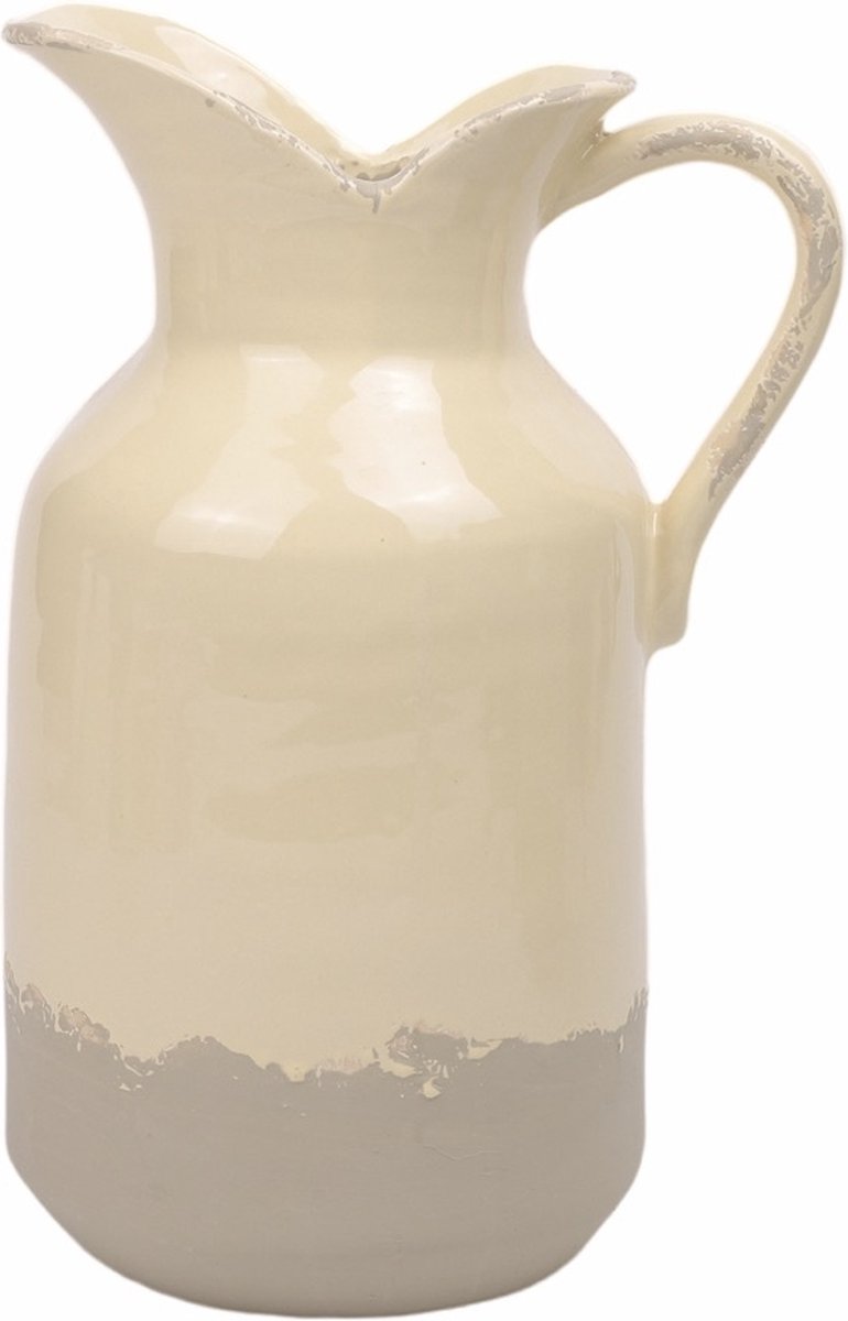 Kruik vaas Prado beige 31cm