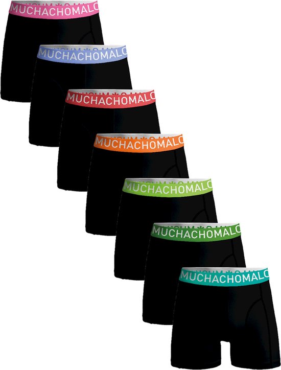 Muchachomalo Heren Boxershorts - 7 Pack - Maat XL - 95% Katoen - Mannen Onderbroeken