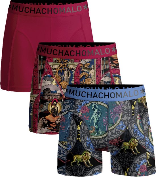 Muchachomalo - Boxershorts 3-Pack Rome - Heren - Maat M - Body-fit