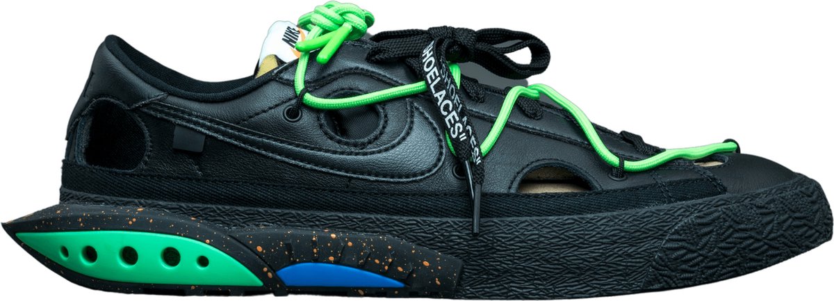 Nike Blazer Low Off- ” Electro ” – Doos zonder deksel Zwart