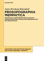 Zeitschrift für ägyptische Sprache und Altertumskunde – Beihefte15- Prosopographia Memphitica