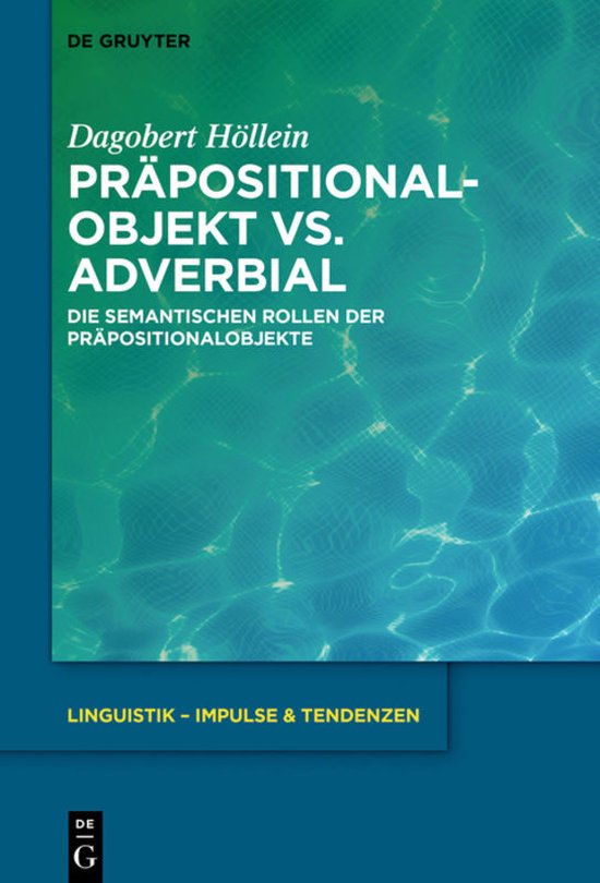 Linguistik – Impulse & Tendenzen82- Präpositionalobjekt v ... - cover