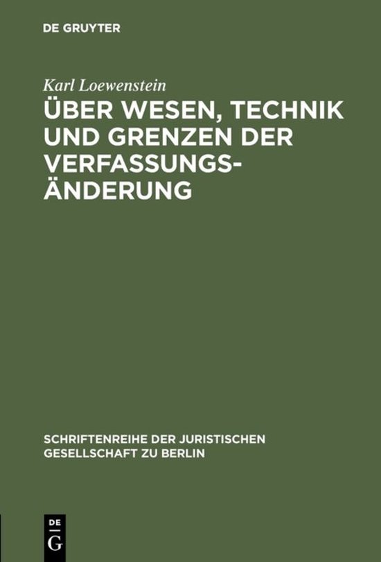 Schriftenreihe der Juristischen Gesellschaft zu Berlin6- Üb ... - cover