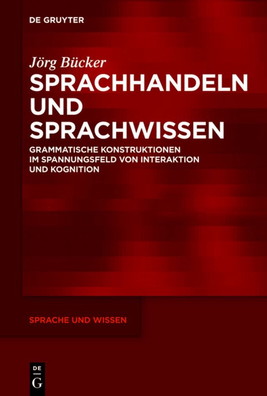 Sprachhandeln und Sprachwissen - cover