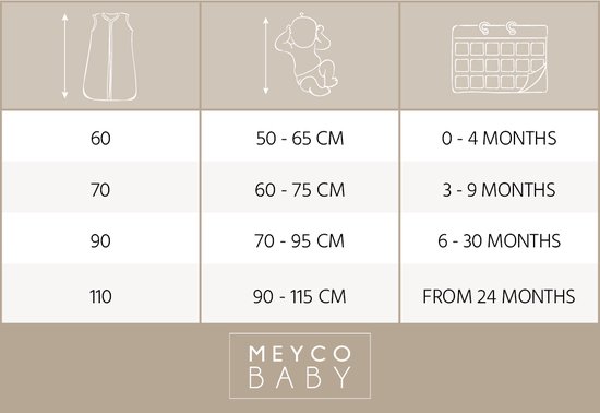 Meyco Baby Uni baby zomerslaapzak - pre-washed hydrofiel - soft pink - 60cm - 0.5 TOG van Merkloos — afbeelding 2
