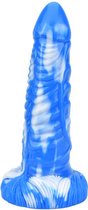 XXLTOYS Elf Dildo- N11772 - Multi Colour Dildo Blue /White Dildo - Huge Length 20,5 CM