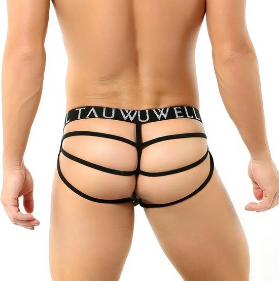 Culotte Ouverte Entrejambe Style Gay Lingerie Sexy - Neuf Avec étiquettes, Polyester