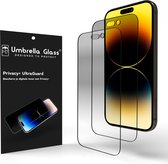 Umbrella Glass® - iPhone 14 Pro - Confidentialité - Compatible avec les coques - Protecteur d'écran