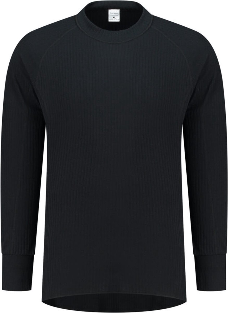 JS Thermoshirt lange mouw - Zwart - Maat M