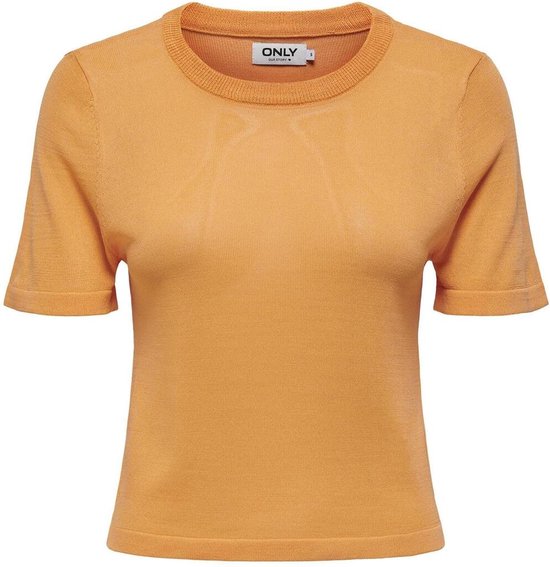Only T-shirt Onleffie Ss col rond Knt 15314609 Papaya taille femme-XL