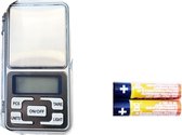 Weegschaal klein gram 0.01 - Digitaal - Met batterijen - Precisie keuken kleine hoeveelheden 001 G