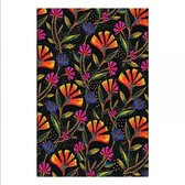 Playful Creations- Wild Flowers (Playful Creations) Midi Unlined Softcover Flexi Journal (Elastic Band Closure)
