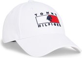 Tommy Hilfiger Flag Logo Cap - maat One size - th optic white