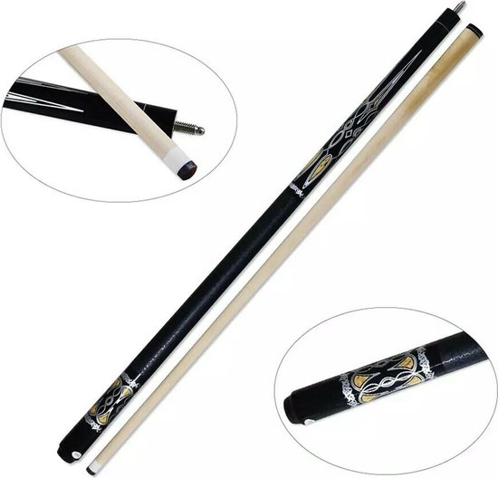 Pegasi Classic Poolkeu - Biljartkeu - Keu - 146cm - Tweedelig - Black Hawk