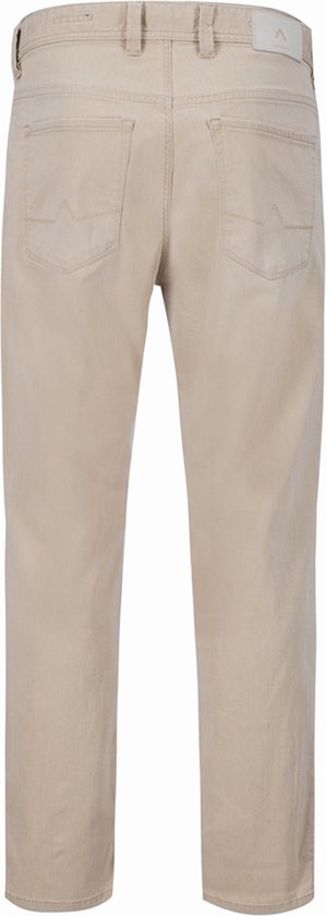 Alberto - Pipe Broek Denim Bruin Beige - Heren - Maat W 40 - L 34 - Regular-fit