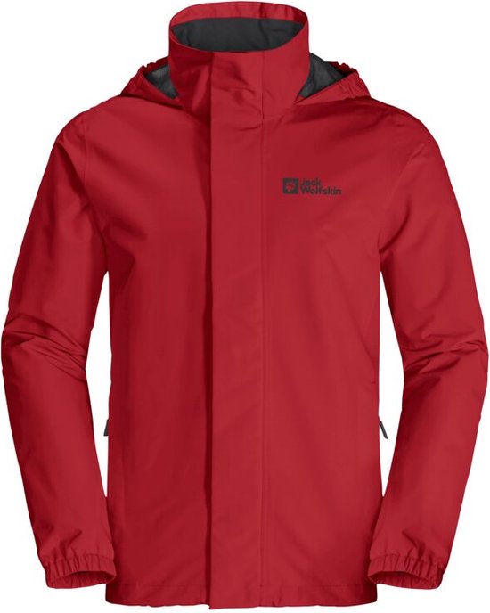 Jack Wolfskin STORMY POINT 2L JKT M Chemise outdoor homme - rouge lueur - Taille L