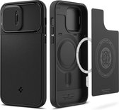 Spigen Optik Armor MagSafe iPhone 14 Pro hoesje zwart
