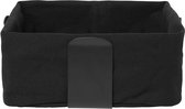 Corbeille à pain Taille L Abat-jour noir élégant Look harmonieux 26 x 26 cm Zwart (64201)