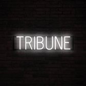 TRIBUNE - Lichtreclame Neon LED bord verlicht | SpellBrite | 62,86 x 16 cm | 6 Dimstanden & 8 Lichtanimaties | Reclamebord neon verlichting