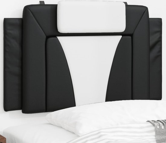 Tête de lit vidaXL Hoofdbordkussen 200 cm kunstleer zwart374883