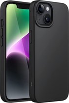 Coque iPhone 14 Zwart - Coque en Siliconen iPhone 14 Zwart