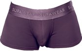 Supawear Ribbed Trunk Peppercorn - MAAT M - Heren Ondergoed - Boxershort voor Man - Mannen Boxershort