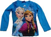 Frozen Disney Longsleeves - t-shirt - katoen - blauw - maat 92 - 2 jaar