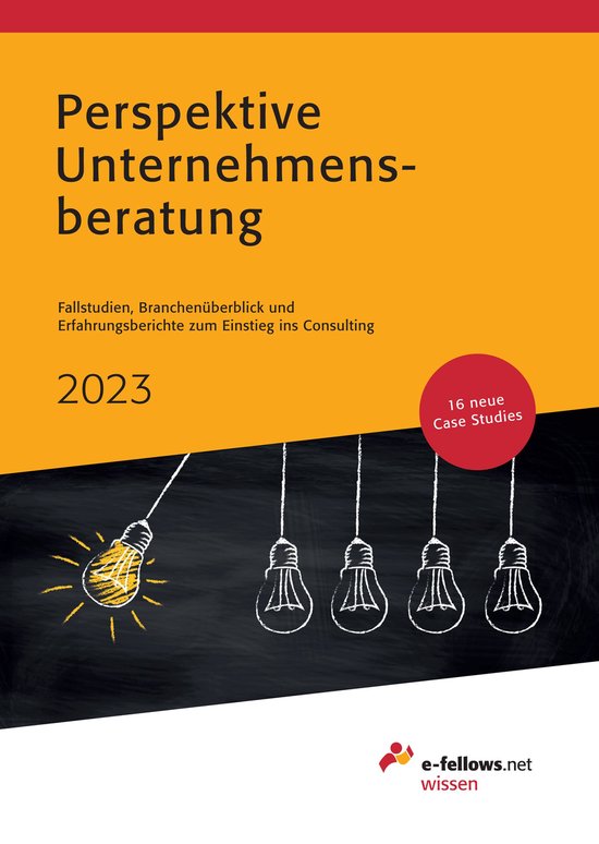e-fellows.net wissen - Perspektive Unternehmensberatung 2023 - cover