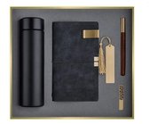 cadeauset-notitieboekje-USB-stick(16g)-pen-boekenlegger-vacuum fles- voordeelverpakking