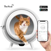 Bol.com PetFirst® Automatische Kattenbak - Met App - Inclusief 20 zakjes - Weegt Automatisch Jouw Kat - Geschikt Voor Alle Katten aanbieding