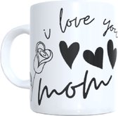 Koffie beker - thee mok I love you mom