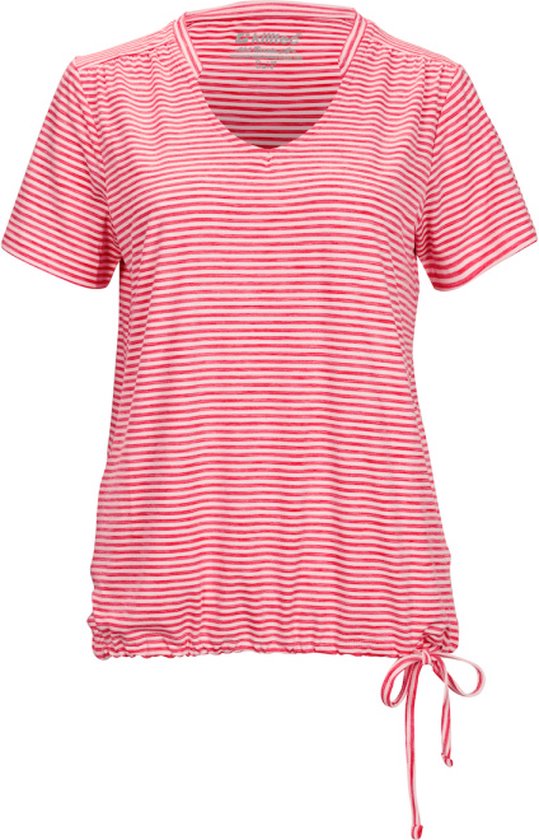 Killtec dames shirt - shirt KM - roze/wit streep - 37010 - maat 46