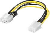 4-Pin ATX/P4 Female To 8-Pin EPS Male Adapter Cable