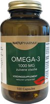 Natupharma Omega 3 - Zuivere Visolie - EPA & DHA - 1000 mg 100 capsules