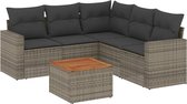 vidaXL-6-delige-Loungeset-met-kussens-poly-rattan-grijs