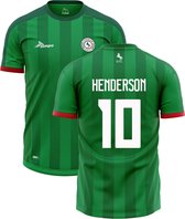 Al Ettifaq Shirt - Bedrukking Henderson - Henderson Shirt - Ettifaq Shirt Henderson - Al Ettifaq - Voetbalshirt Ettifaq - Thuisshirt 2024 - Maat M - Saoedi-Arabisch Voetbalshirt - Unieke Voetbalshirts - Voetbal - Saoedi-Arabië - Globalsoccershop