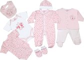 Just Too Cute - 8-delige Baby Kledingset - Geschenkset - Layette - Stars - 3 mnd - 62/68