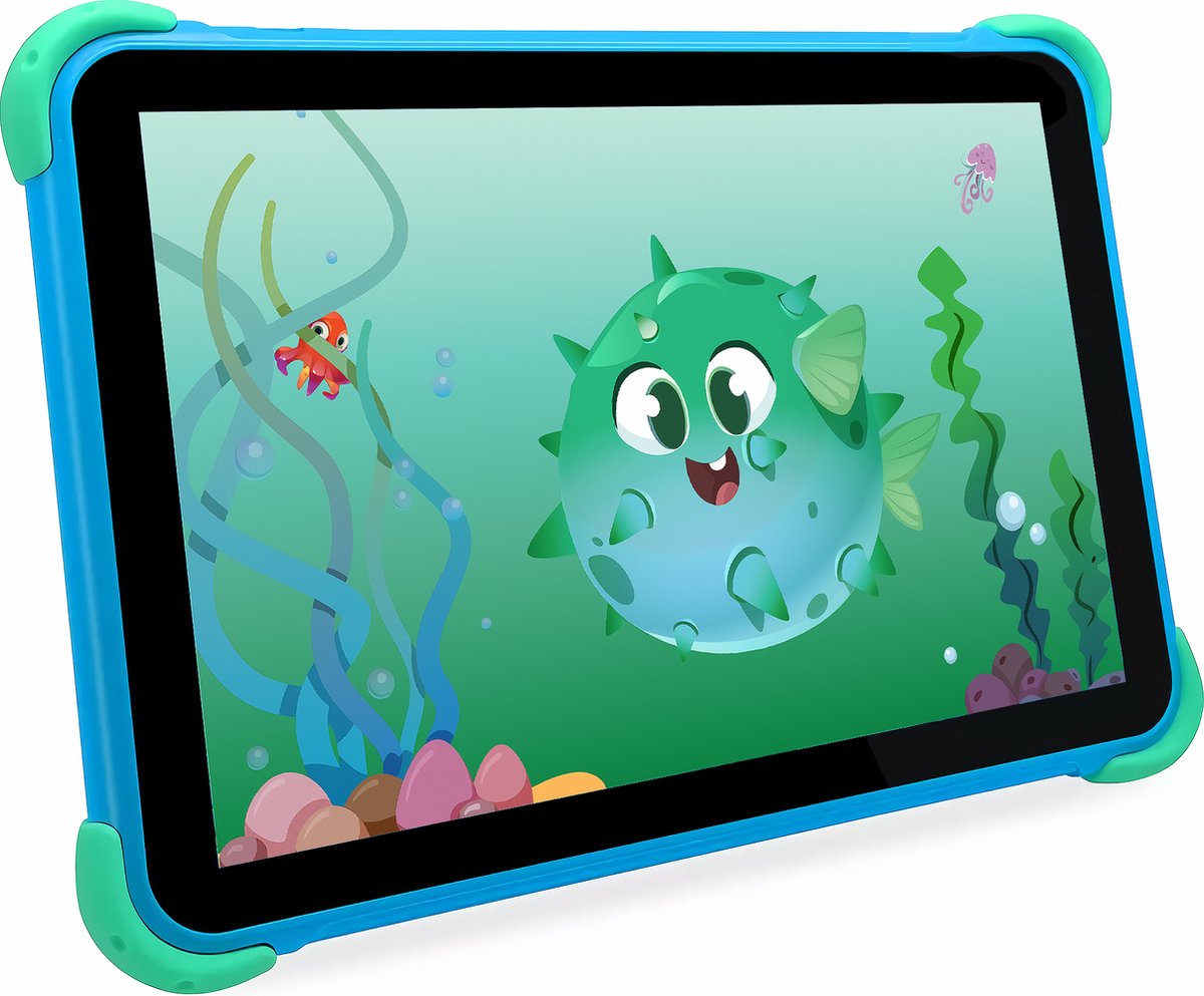 Kindertablet Pro XL - 10 Inch Beeldscherm - Kindertablet Vanaf 3 Jaar - Tablet Kinderen - 32 GB Opslag - 5000 mAh - Inclusief NL Handleiding & E-Book & Screenprotector
