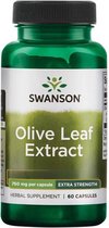 Swanson - Olijfblad extract (Olea europaea) - Gestandaardiseerd op minimaal 20% oleuropeïne - 500mg - 120 Capsules