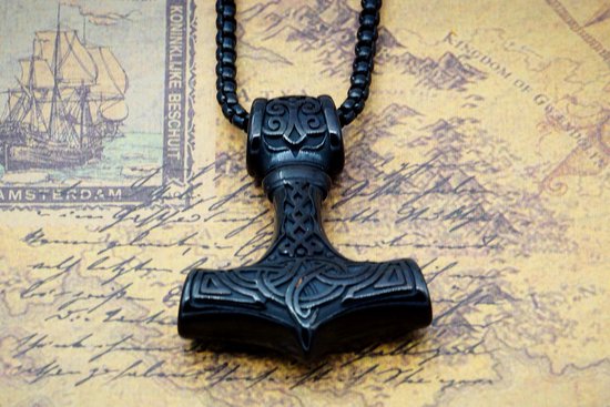 Adramata Viking Bracelet Set Thors Hammer Necklace Viking Adramata Viking Bracelet Set Thors Hammer Necklace Viking