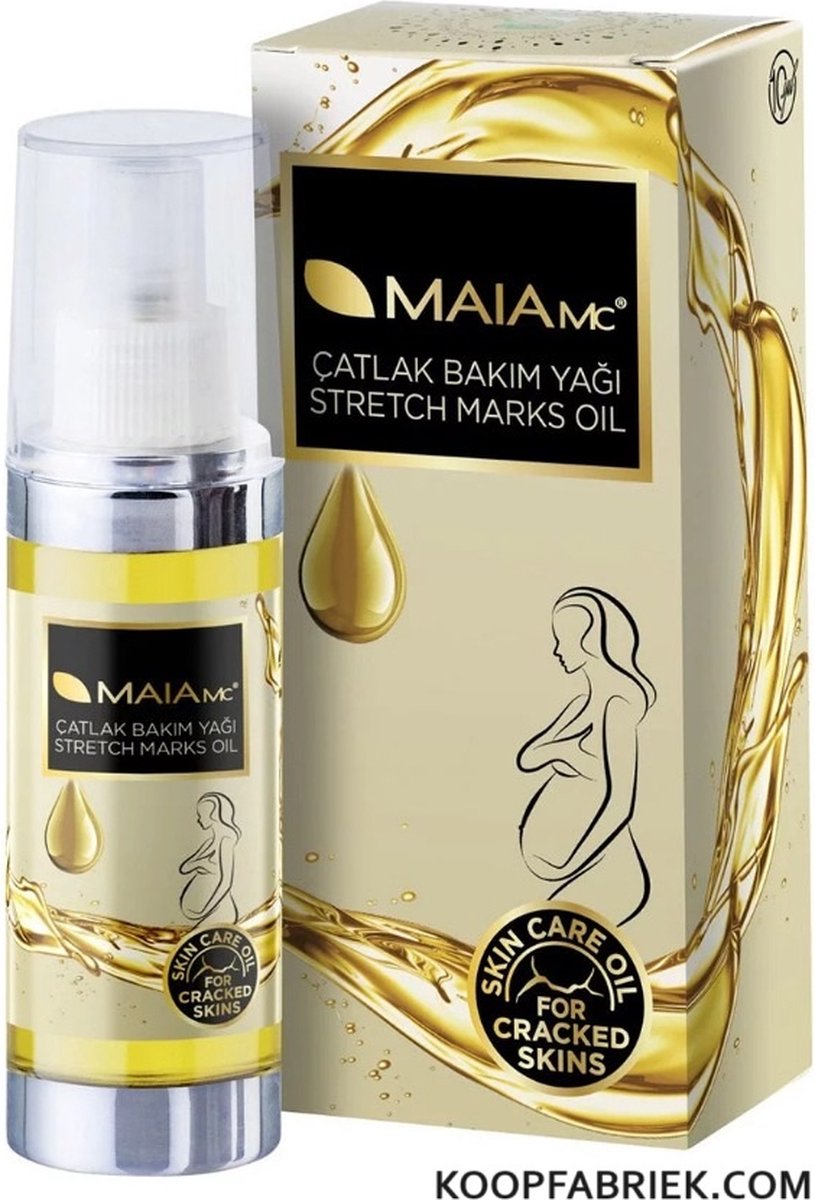 Maia Striae Behandeling Olie 100 ml - Huidverstrakking | Verhelpt striemen of huidrekken te vervagen | Verstevigend | Skin Care Oil |