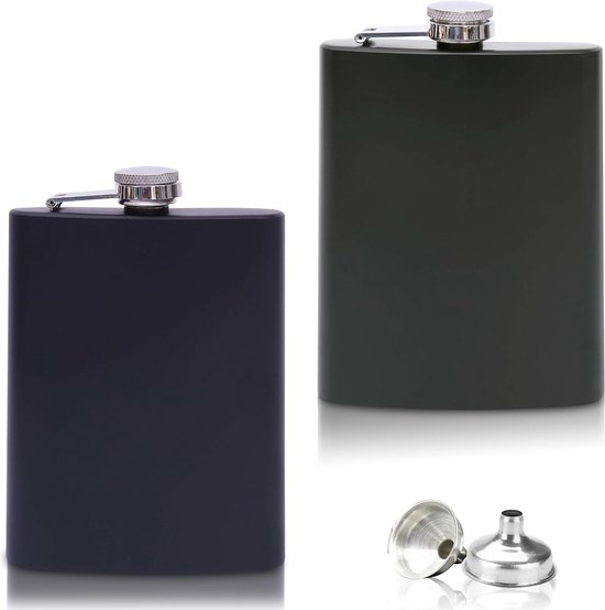 304 roestvrij stalen heupfles set met 4 bekers en trechter 200 ml, zwart lederen trechter in geschenkdoos voor wandelen, bruiloft, camping, klimmen, picknick 304 roestvrij stalen heupfles set met 4 bekers en trechter 200 ml, zwart lederen trechter in geschenkdoos voor wandelen, bruiloft, camping, klimmen, picknick