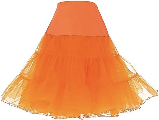 Petticoat Daisy - oranje - maat XXL (44)
