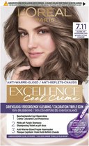 3x L'Oréal Excellence Cool Crème Permanente Crèmekleuring 7.11 - Ultra As Middenblond