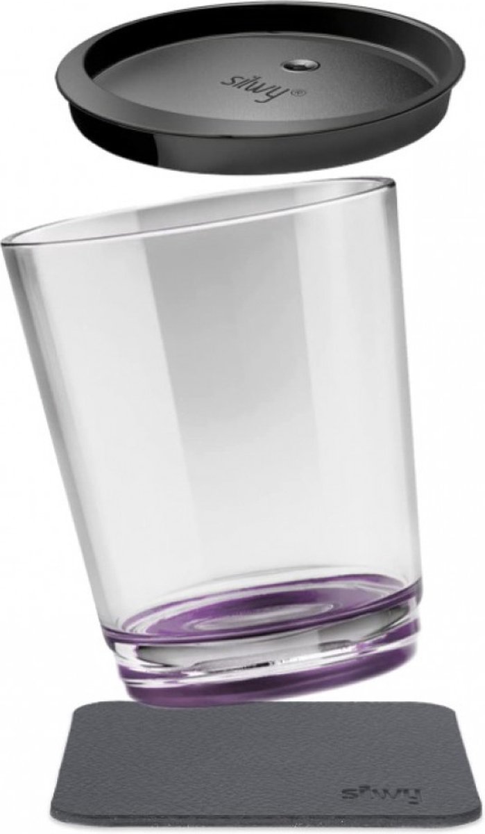 Silwy Tritan Glas 0.25L Paars