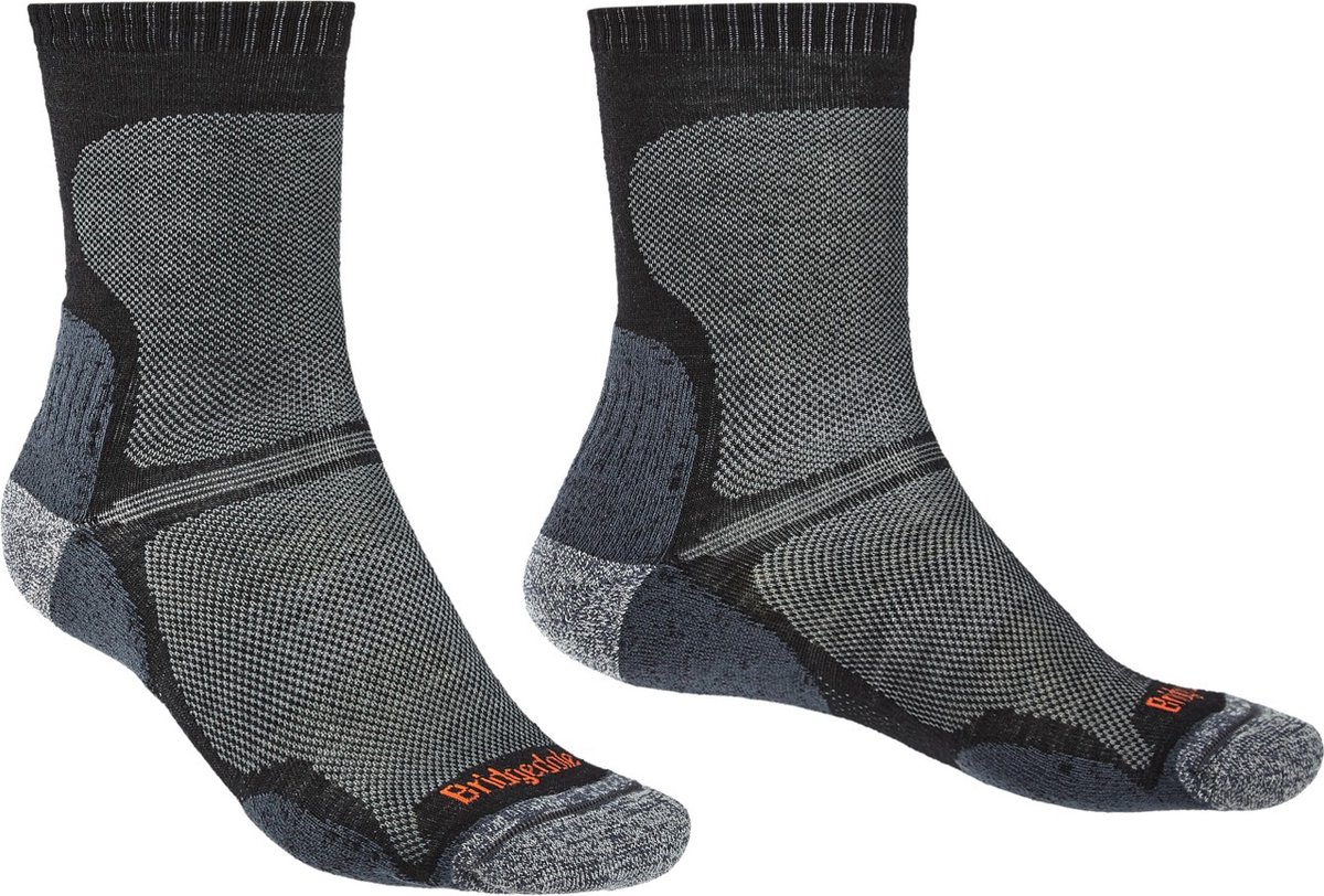 Bridgedale Wandelsokken Ultra Light T2 Merino Maat 36-39 Zwart