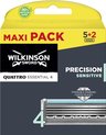 Wilkinson Sword Quattro Essential Sensitive - Navulmesjes - 7 stuks