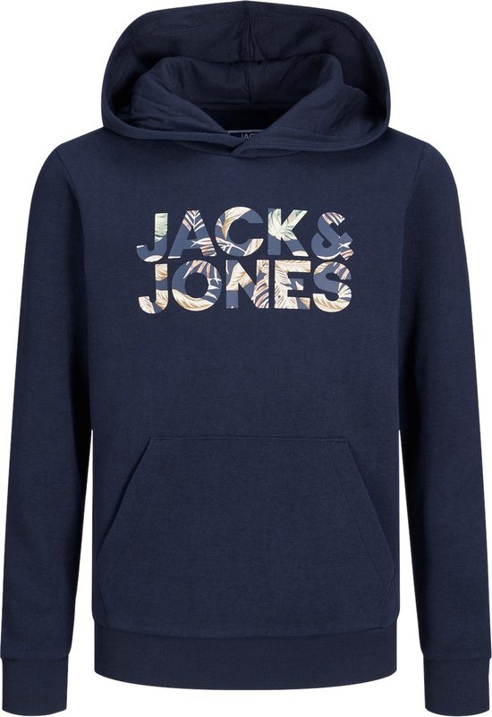 Jack & Jones sweater jongens - donkerblauw - JJEjeff - maat 128