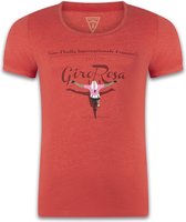 Le Patron Giro Rosa Casual T-Shirt Dames Roze-XL